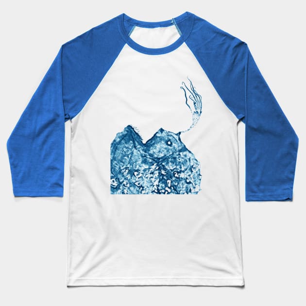 Deep Sea Creature, Angler fish Baseball T-Shirt by Banyu_Urip